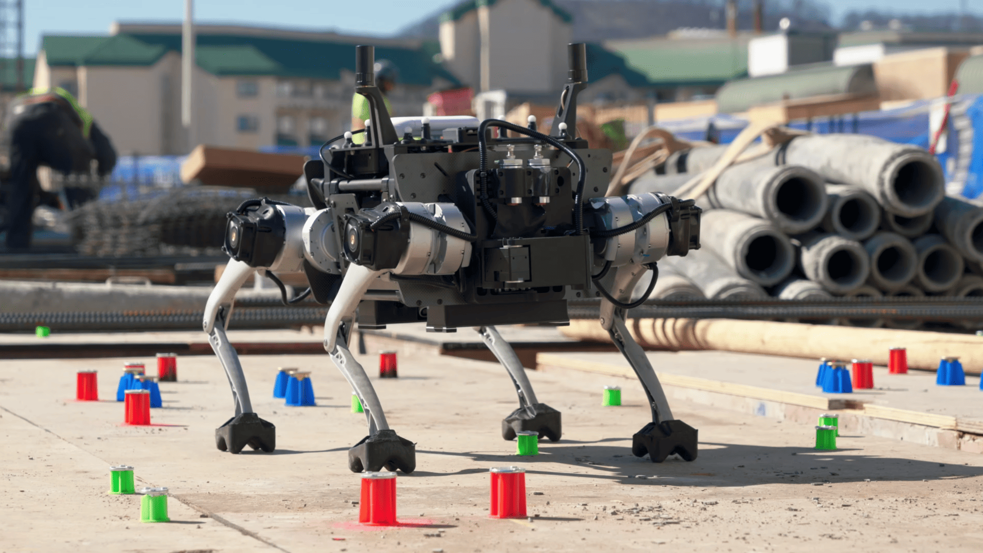 Robotics construction site